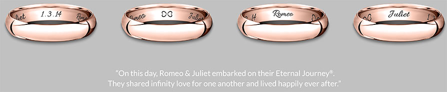 personalise with our signature eternal journey inscription