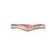 Signature Diamond Stack Ring Rose Gold