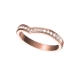 Signature Diamond Stack Ring Rose Gold