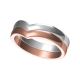 Signature 2 tier Stack Ring | White Rose Gold
