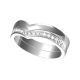 Signature 2 tier Stack Ring | Diamond White Gold