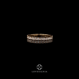 Victoria Eternity Rose Gold Ring 