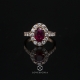 Ready Solitaire Ring Gemstone Halo 2.3