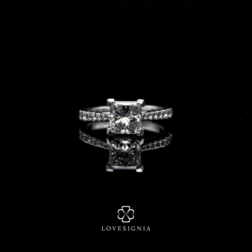 Solitaire Ring Setting Princess