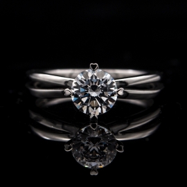 Solitaire Ring Setting 6 | Dual Shank Polish Donut