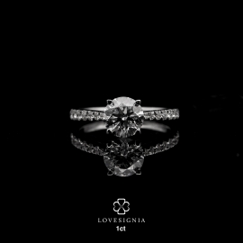 Eternal Journey®  Engagement Ring 1ct | Tailor Your Insignia®  | Your Initials or Motifs