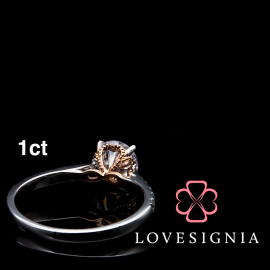 Eternal Journey® Engagement Ring 1ct | Signature Milgrain Heart Infinity