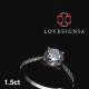 Eternal Journey® Engagement Ring 1.5ct | Signature Milgrain Heart Infinity