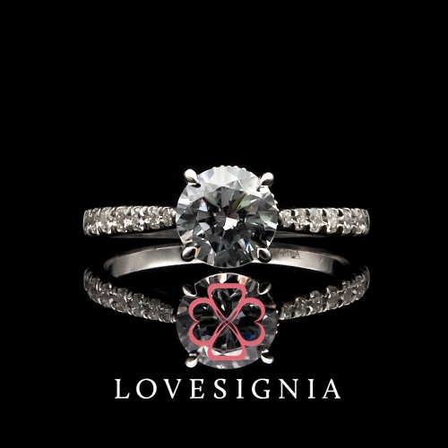 Eternal Journey® Engagement Ring 2ct | Signature Milgrain Heart Infinity