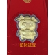 招财进宝 Fortune Cow Pure Gold Ornament 0.2g