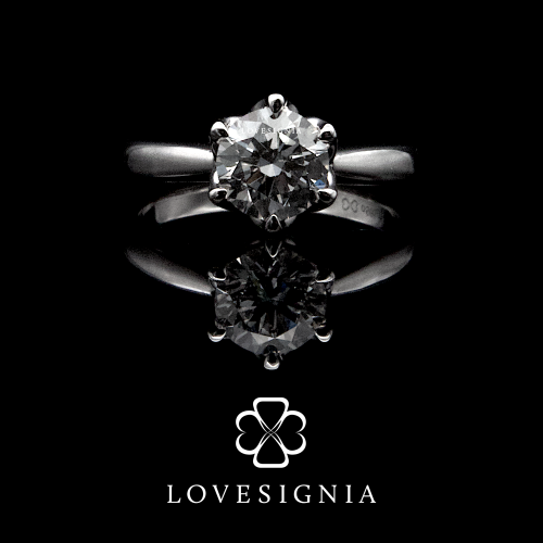 Solitaire Ring Setting 45 | 6 Prongs Tulip Gallery | Polish Band