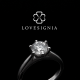 Solitaire Ring Setting 45 | 6 Prongs Tulip Gallery | Polish Band