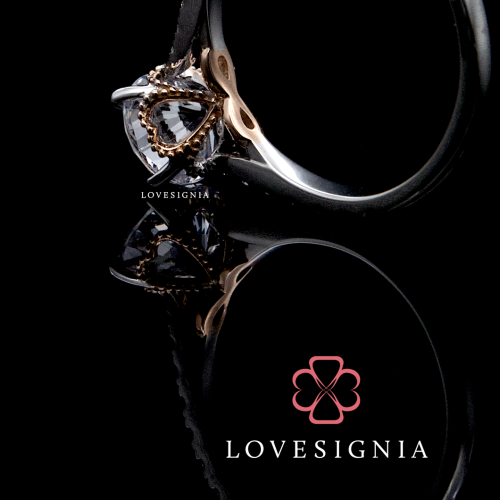 Signature Ring Setting 182515 Milgrain Hearts