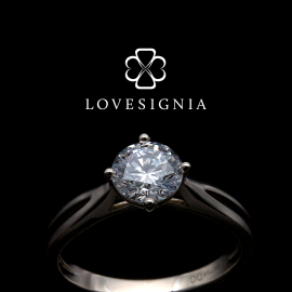 Solitaire Ring Setting 47 | 4 Prongs | Double Band
