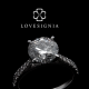 Solitaire Ring Setting 2 | Taper Pave Diamond Band