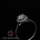 Signature Ring Setting 182513 Diamond Halo