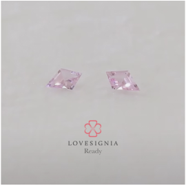 SALE! Blush Veil Pink Pairing Sapphire