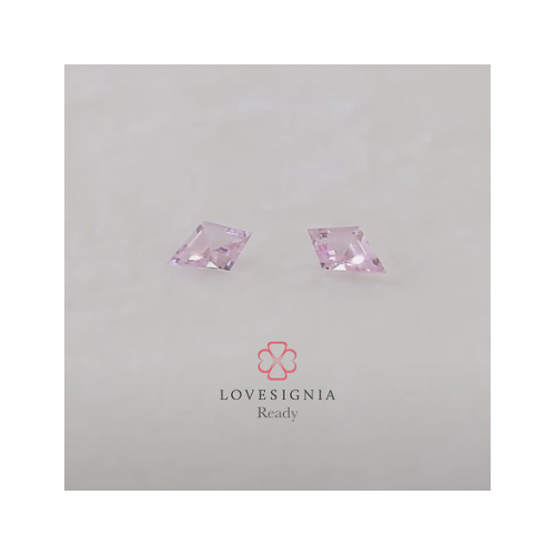 SALE! Blush Veil Pink Pairing Sapphire