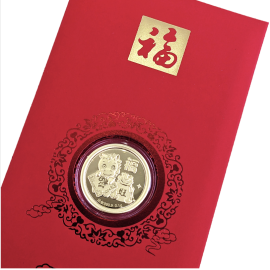 福马 Fortune Horse Pure Gold Ornament 0.1g