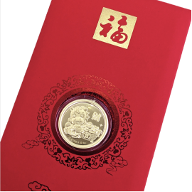 财马 Fortune Horse Pure Gold Ornament 0.1g