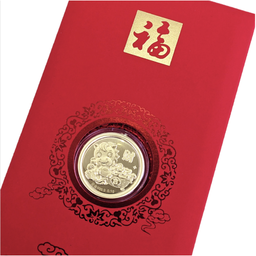 财马 Fortune Horse Pure Gold Ornament 0.1g