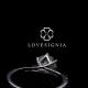 Solitaire Ring Setting 54 | 6 Prongs Taper Band with Pave Diamond